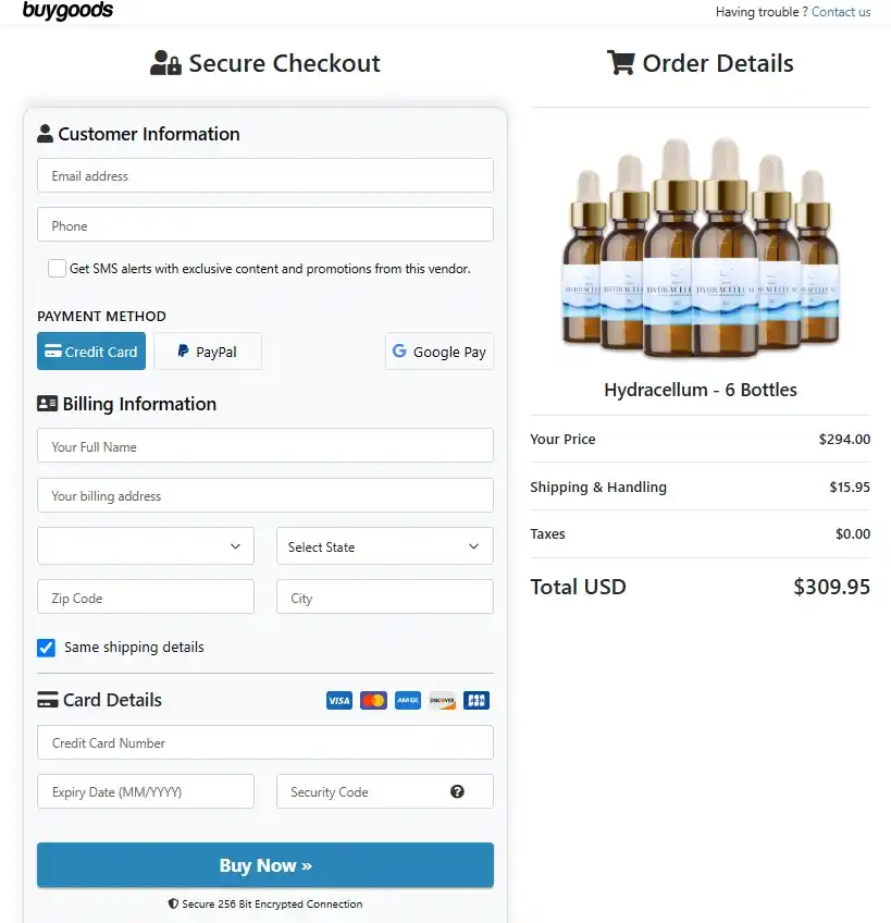 Hydracellum Hydracellum Order Page